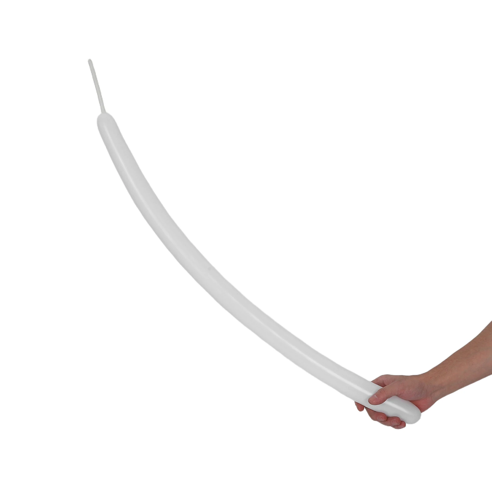 

200Pcs Long Strip Balloons White Clear Mix for DIY Balloon Modeling Creative Shapes Family Bonding Activity Holiday Event