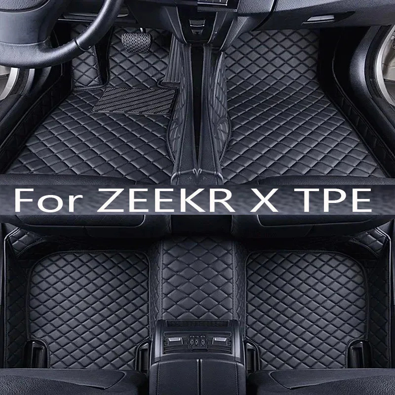 

for ZEEKR X TPE 3D Car Floor Mats Cargo Liner Trunk/Backrest Pad All-Weather Accessiories 4 Seats