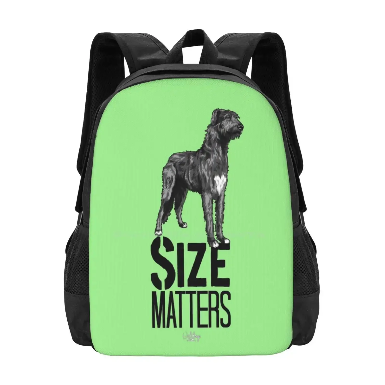 

Irish Wolfhound-Size School Bags Travel Laptop Backpack Irish Wolfhound Irlis Waldogs