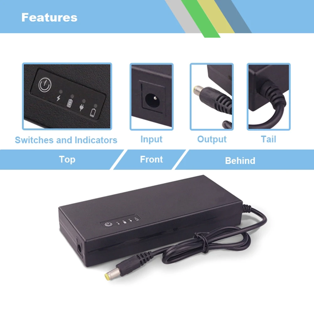 مصدر طاقة UPS DC 12V 3A لأجهزة التوجيه اللاسلكية وأنظمة الحماية من الحرائق مع حماية متعددة #5