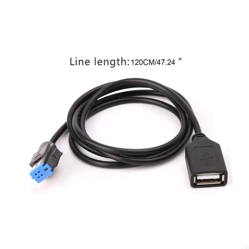 L4MA 4-PIN CAR USB-kabeladapter verlengsnoer voor Teana Qashqai O Rad O Rad