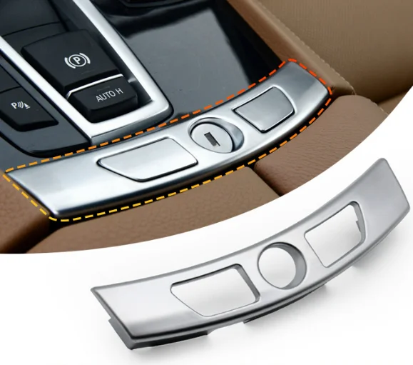Car Center Armrest Box Locking Cover Center Console Armrest Lock Switch Glove Box Trim For BMW For 7 Series 08-2015 51169210430