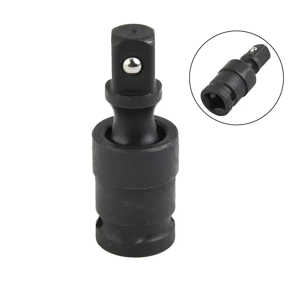 Pneumatic Adapter Joint Wrench Swivel Accessory 1pc 1/2'' Socket Universal Tools Air Wobble Impact Joint Socket 70x12.5mm Hand