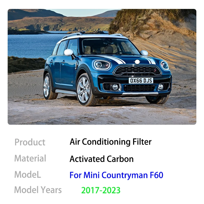 Air Conditioning Filter For Mini Countryman F60 MK2 2017 2018 2019 2020 2021 2022 2023 64119321875 64116823726 Auto Accessories