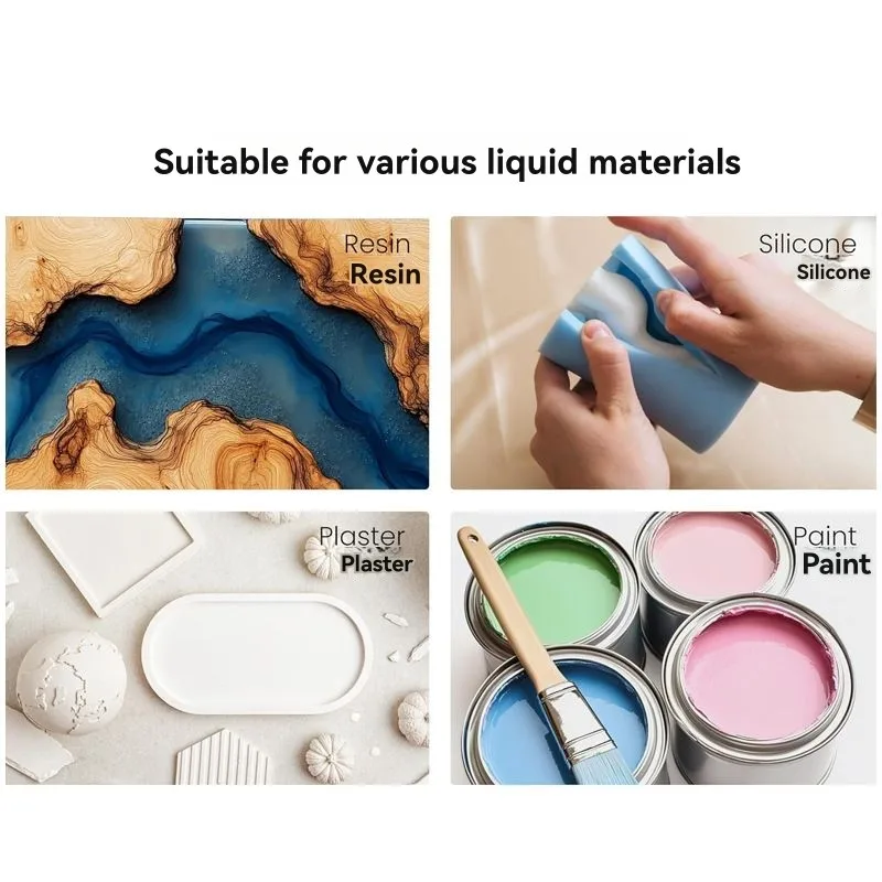 

A99G-EU Plug Smart Bubble Remover Resin Bubble Removal Vacuum Mixer 99% Bubble Removal From Dry Powder Paste Degassing EU Standa