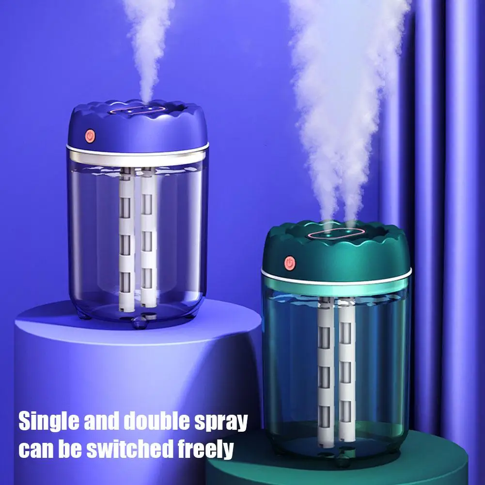 

Air Moisturizer 1.8L Capacity Sleep Environment Continuous Mist Easy Refilling Smart Auto Shut-off Transparent Water Tank