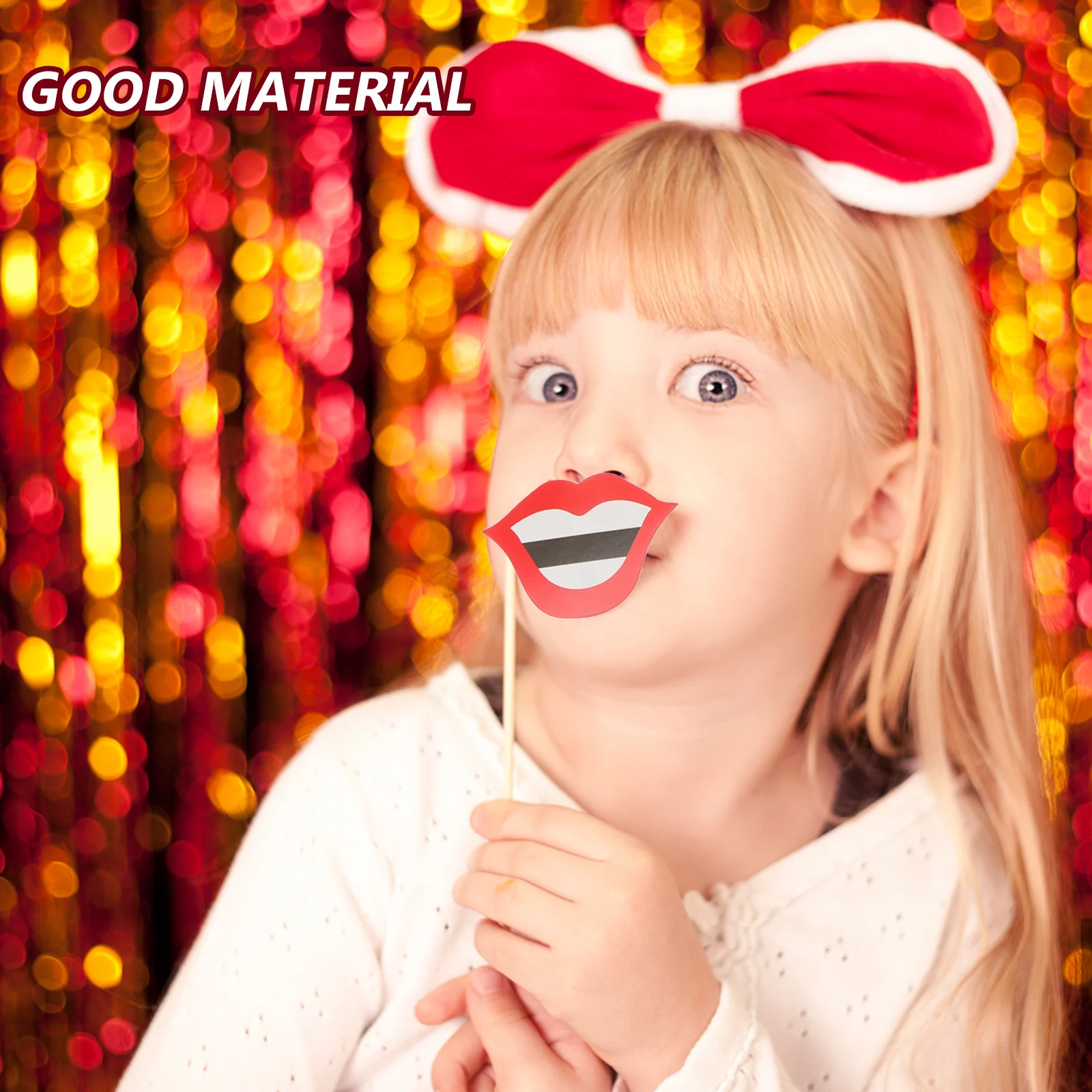

32Pcs Christmas Photo Booth Props Xmas Party Kit Funny Selfie Accessories for Adults Photography Christmas Props