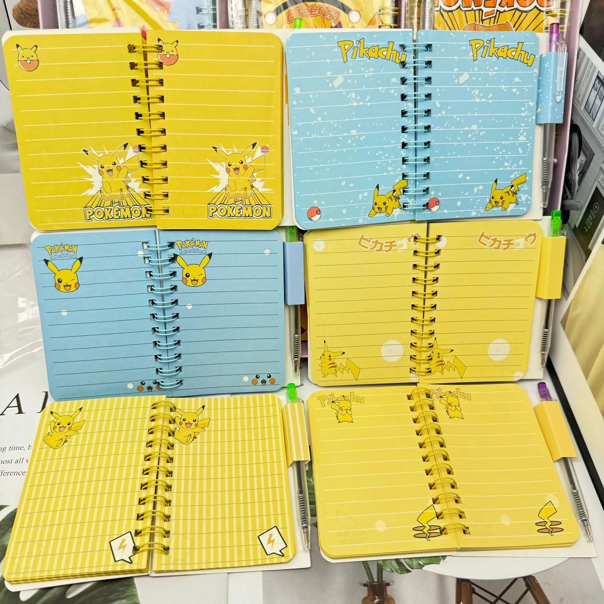 Pokemon Pikachu Notebook Cute Cartoon School Supplies Portable Diary Fashion Office Supplies Coil Book Children Holiday Gift - Image 4
