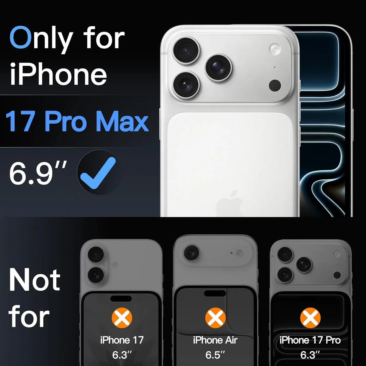 Tempered Glass Film Screen Protector for iPhone 17E 16E 17 Air 16 Pro Max 15 Plus 14 13 Mini 12 11 X XS XR SE 2022 8 Protection - view 6