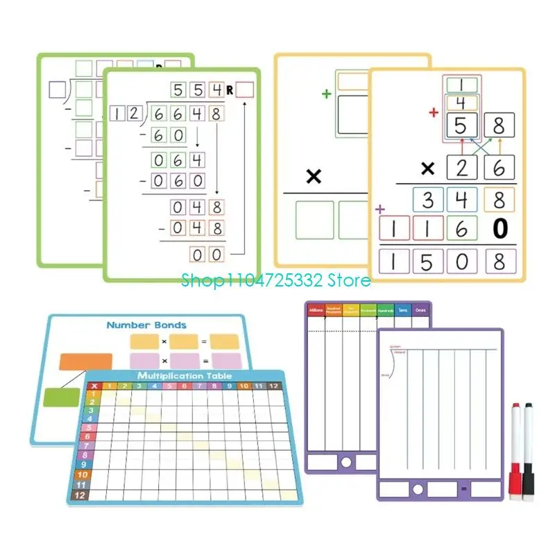 P5EA Rewritable Note Taking Board Reusing Surfaces Dry Erases Board Writing Sheet