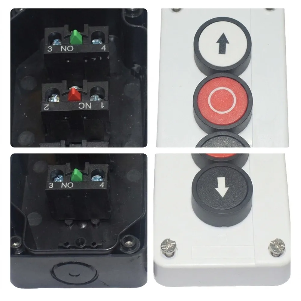 Industrial Grade Waterproof Button Switch Box 1 2 3 4 Hole for XB2 XAL B324 B334 with Temperature Range 20C to 55C