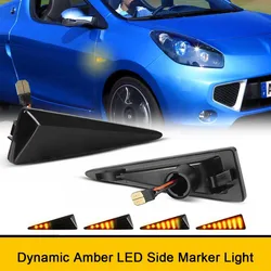 Turn Signal Amber Light para Renault, LED Blinker Dinâmico, Vel Satis, Grand Scenic 2, Megane CC, Avantime Escape, Thalia Wind, 2Pcs