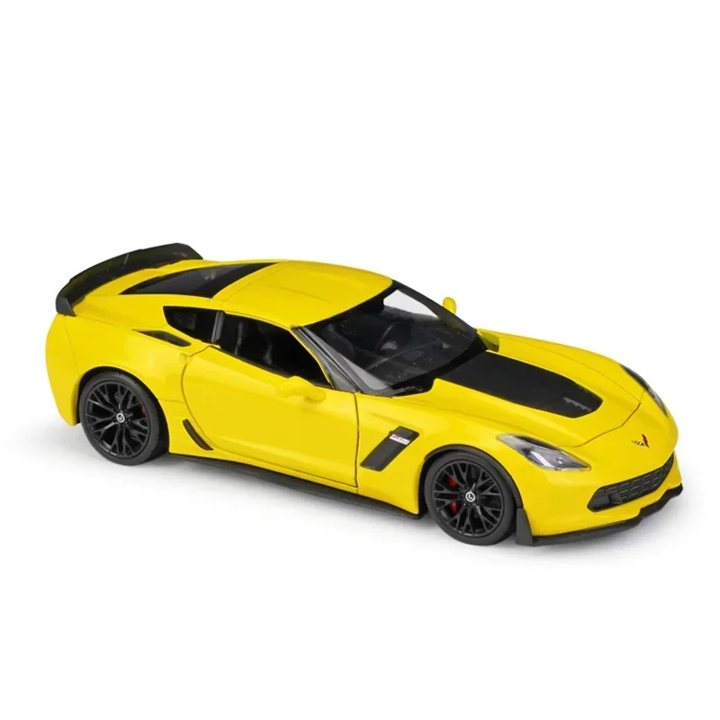 WELLY 1:24 シボレーコルベット Z06 2017 合金スポーツカーモデルダイキャストレーシングカーモデルシミュレーションコレクションおもちゃギフト