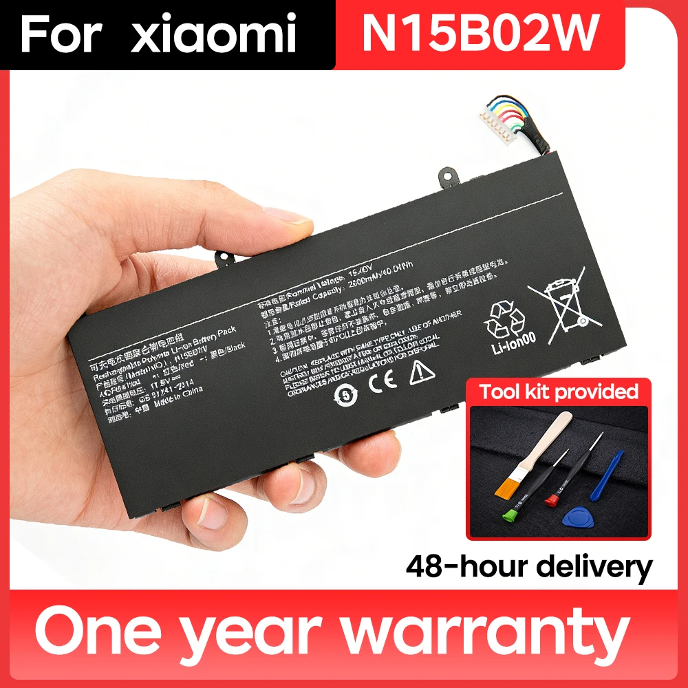

BNN N15B02W Laptop Battery Long-Lasting N15B02W N15B01W R10B01W For Xiaomi MI Ruby Air 12.5" 13.3"