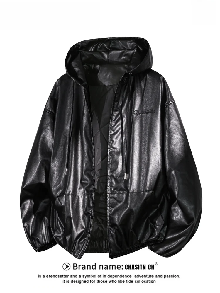 

Модная ретро-куртка в байкерском стиле из хлопка, утепленная зимняя куртка для женщин, с капюшоном, из искусственной кожи, CleanFit, повседневная одежда