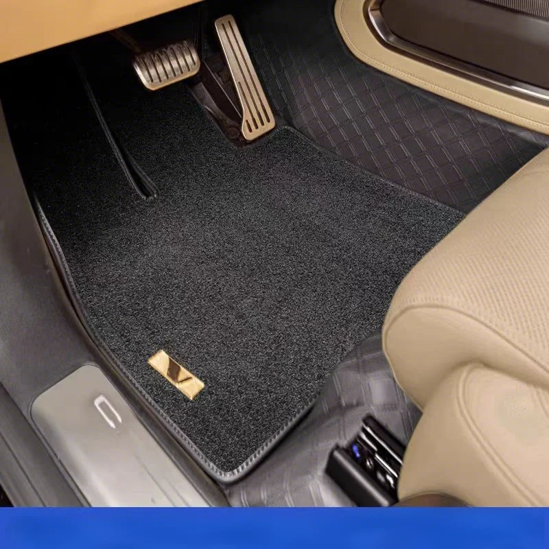 

For Leopard 8 Full Enclosure Car Floor Mats – Dual-Layer Waterproof Soft-Package Wool Carpet Set for Interior Renovation