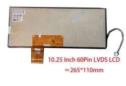 10.25 Inch 10.3 inch IPS LCD For Car Radio 1280*480 Strip LCD CLAA103WA01 XN IPS