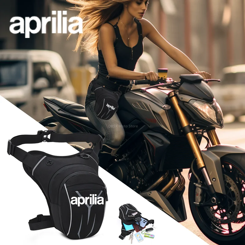 Image of Für aprilia rsv4 rs660 rs4 rs125 tuono v4 apr gpr150 gpr125 gpr250 motorrad wasserdicht tropfen taille bein tasche schenkel gürtel hüft bum