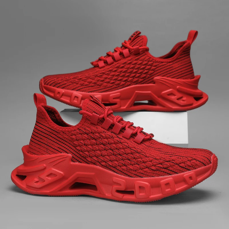 

Новая износостойкая дышащая мужская спортивная обувь, осенние кроссовки для марафона на шнуровке, эластичные противоскользящие прогулочные туфли