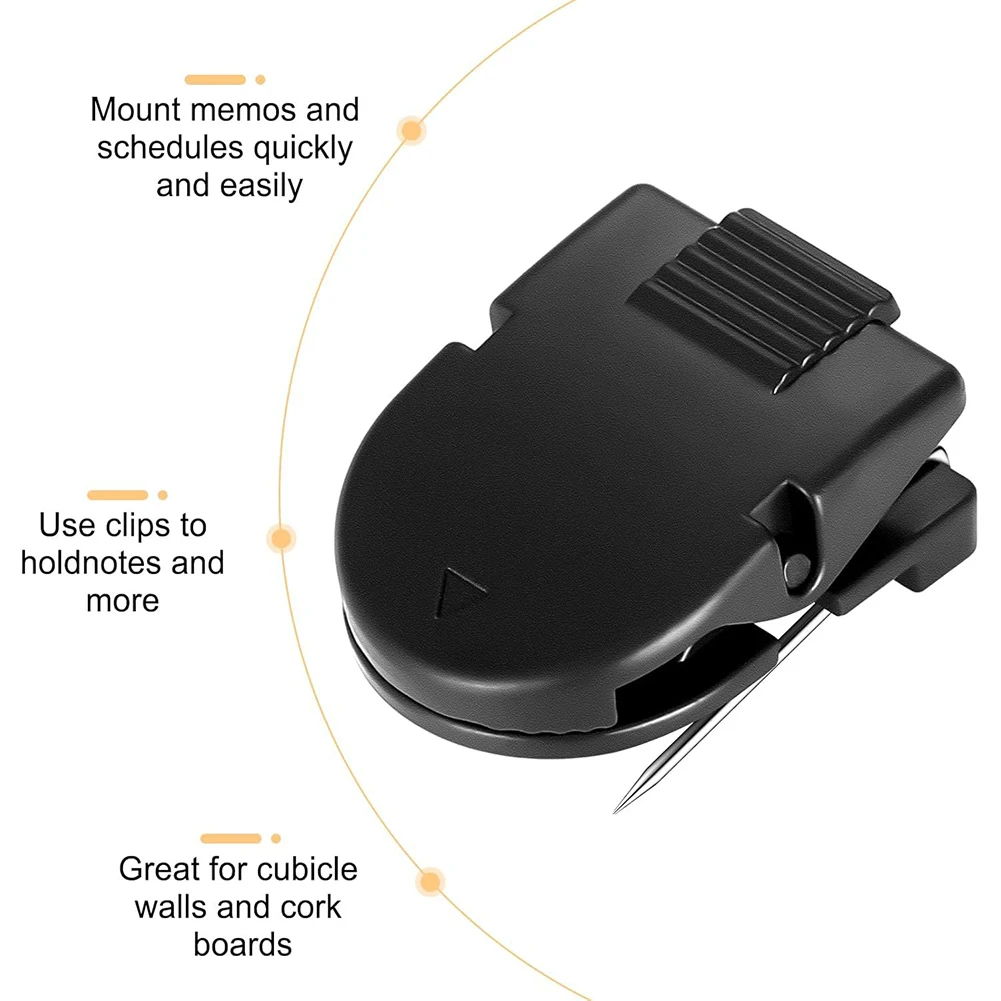 คลิปหนีบรูปติดผนังสำหรับสำนักงาน 25 ชิ้น ความจุ 40 แผ่น แผงผ้าสำหรับตกแต่งห้องทำงาน ใช้สำหรับแขวนรูปภาพ กรอบรูป โน้ตสำนักงาน