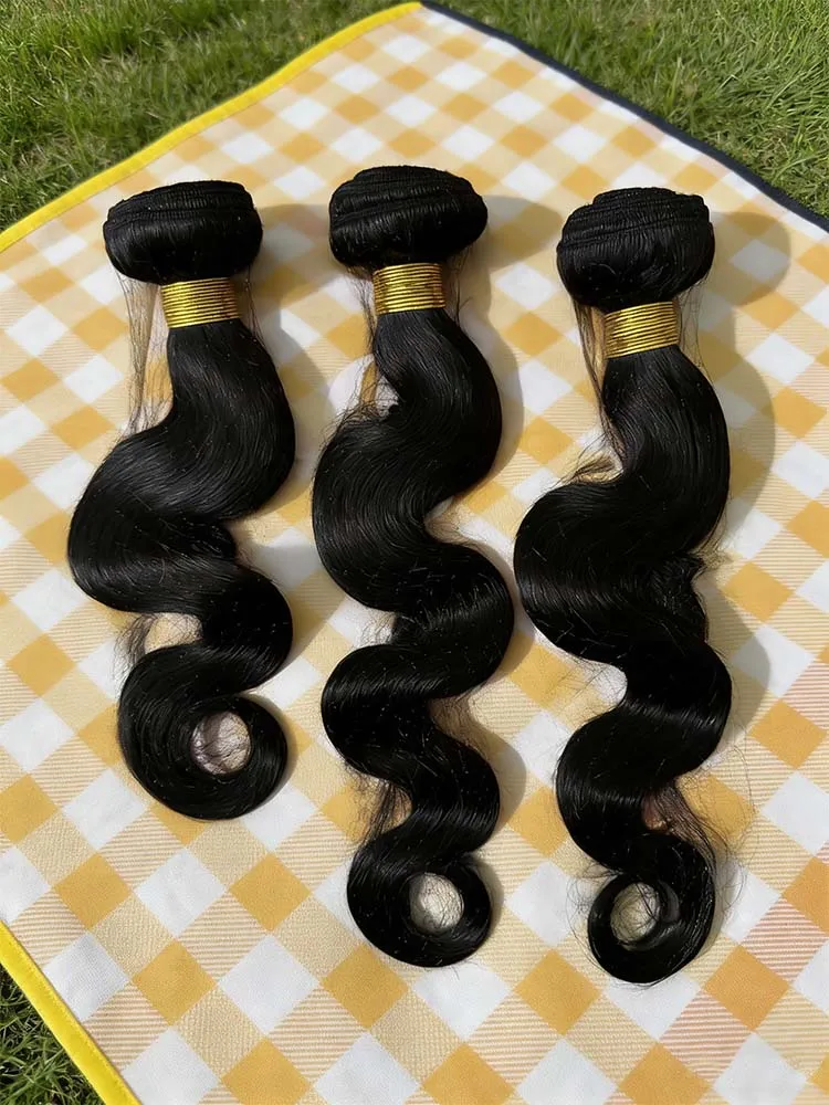 

18A 26 28 30 32 Inch Body Wave Bundles Human Hair Brazilian Hair Weave Bundles 100% Natural Black Extensions Curly 3 4 Bundles