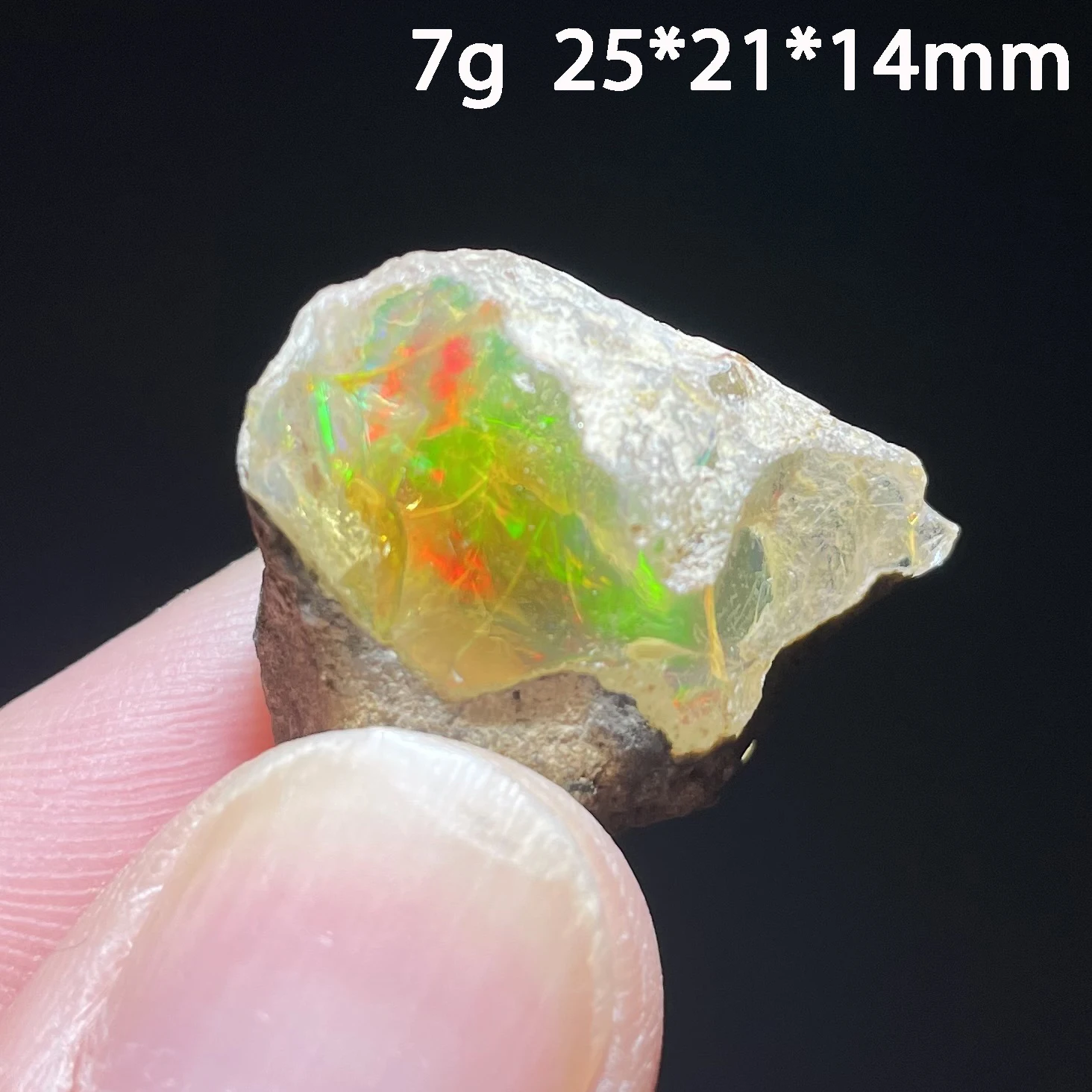 

Натуральный редкий цветной эфиопский опал, лечебный кварцевый кристалл, минерал для водных объектов, декора дома и украшений