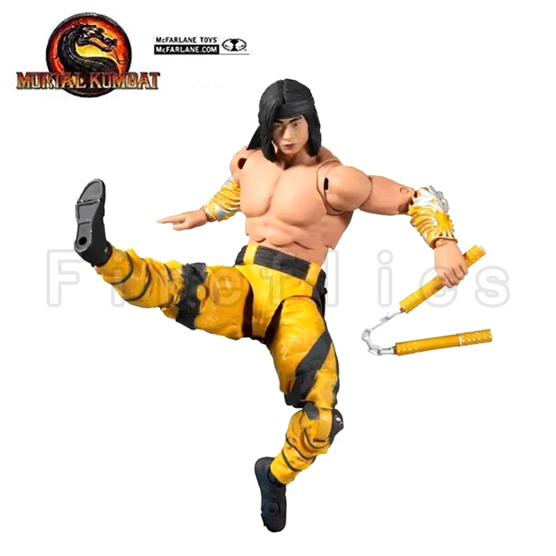 7inches McFARLANE Action Figure Mortal Kombat XI Liu Kang Anime Model For Gift Free Shipping