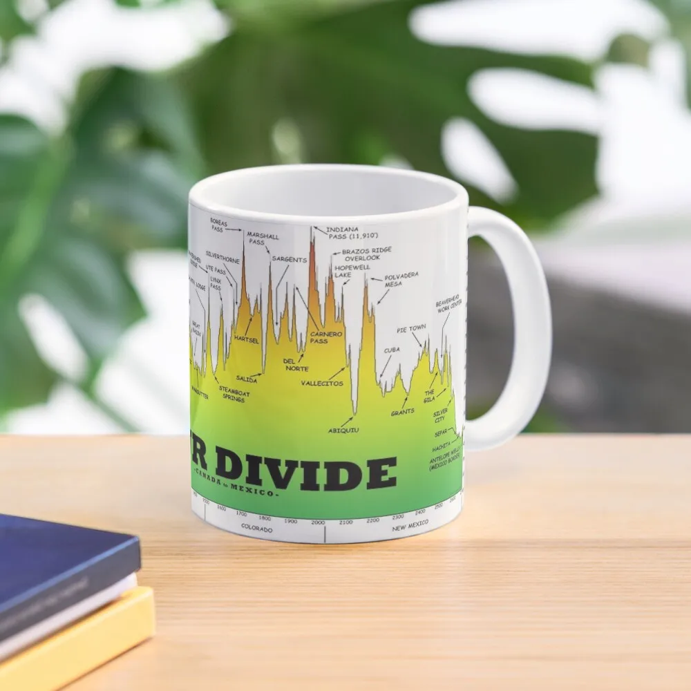 

Tour Divide Elevation Profile, TD Logo Coffee Mug Coffee Cups Anime Mug Beautiful Tea Mugs