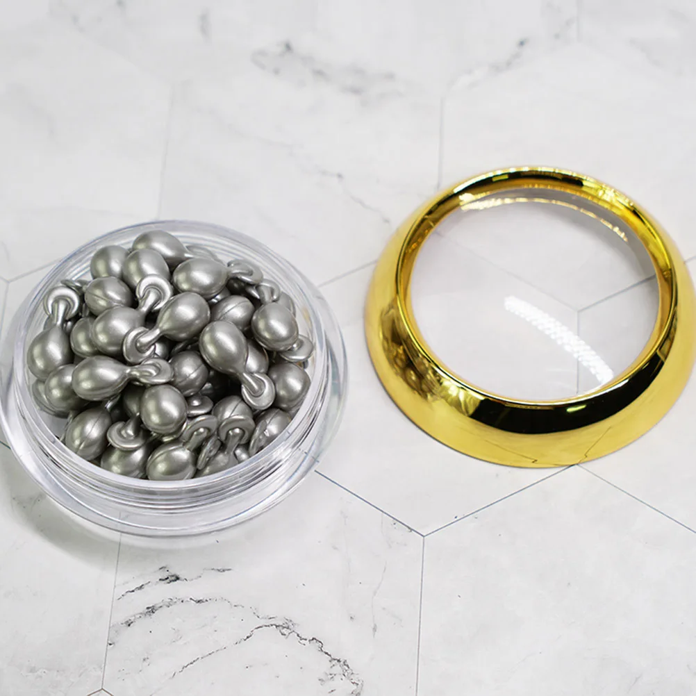 2 قطعة 50 جرام زجاجات بلاستيكية المحمولة السفر الجرار للكريمات السوائل بلسم الشفاه مرهم الاكريليك مسحوق المعدنية ماكياج فارغة