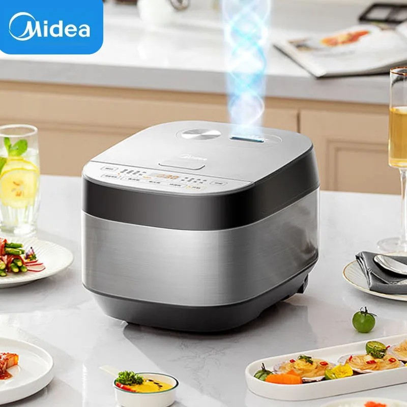 

Midea 3L Electric Rice Cooker Multicooker Non-Stick Universal Cooking Machine Small Flat Cooker Appliances For Kitchen and Home