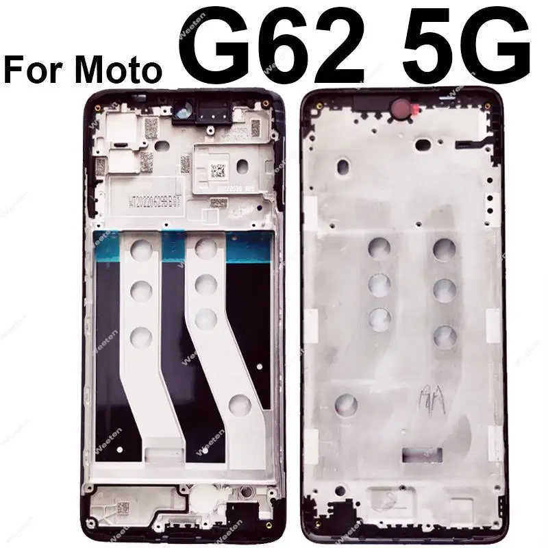 Front Screen Frame For Motorola MOTO G22 G32 G42 G52 G62 G72 G82 G53 G73 G13 G23 LCD Frame Cover Case Bezel Parts