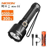 NICRON B66 Rechargeable high Performance flashlight