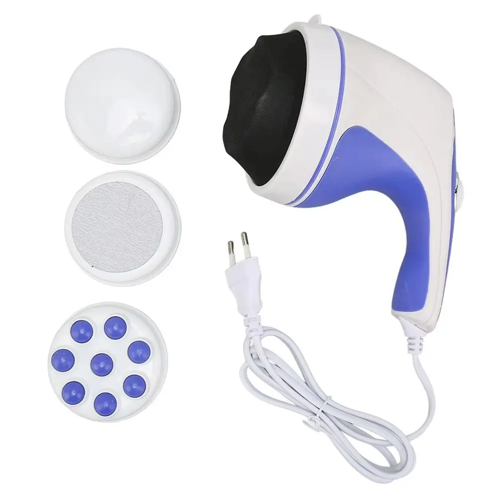 

Relaxation Electric Handheld Body Massager Hammer Roller with 5 Massage Heads Neck Massager Slimming Cellulite Massager Neck