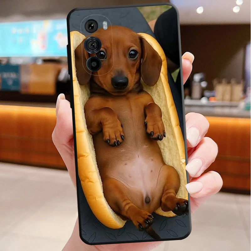

Phone Case For Motorola Edge 50 40 Pro 60 50 40 30 Ultra Neo Fusion Moto G Play G Stylus G Power G Dachshund Dog