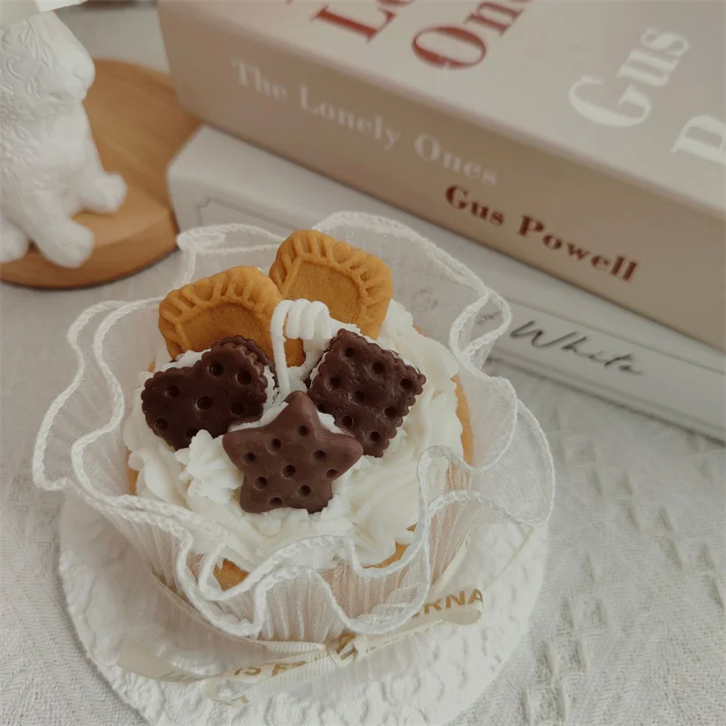 DIY Biscuit Shape Candle Silicone Mold Home Cars Aromatherapy Decoration Handmade Biscuit Chocalate Baking Mould
