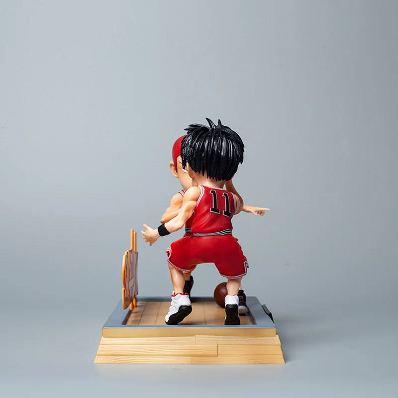 SLAM DUNK Action Figure Anime Sakuragi Hanamichi Rukawa Kaede GK Century High Five Q Version PVC Model Collection Boys Gift Toys