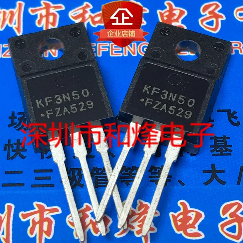 5PCS/Lot  KF3N50 ½ TO-220F 500V 3A