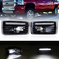 LED Fog Lights for Chevy Silverado 1500/2500HD/3500HD 2007-2014/ Avalanche 2007-2011/ Suburban 2007-2014/ Tahoe 2007-2014