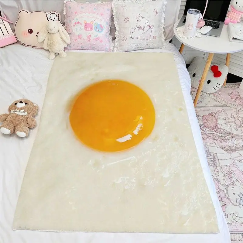 VIKAMA Realistic Pepperoni Pizza Flannel Throw Blanket Funny Food Print Soft Warm Sofa Bedroom Novelty Home Decor Gift