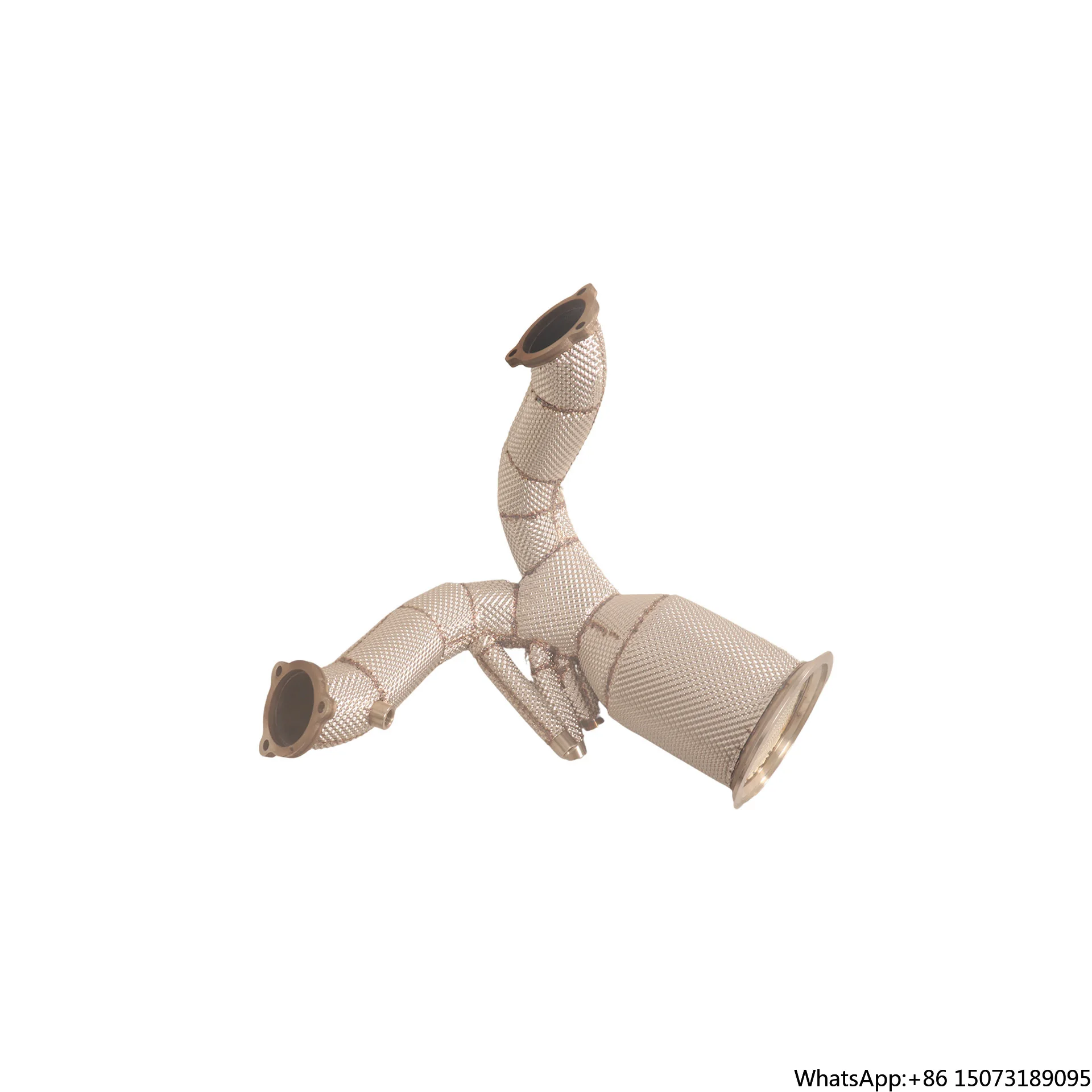 High Flow Performance Heat Shield Catted Downpipe for 9YA  3.0T 2020+ with OPF