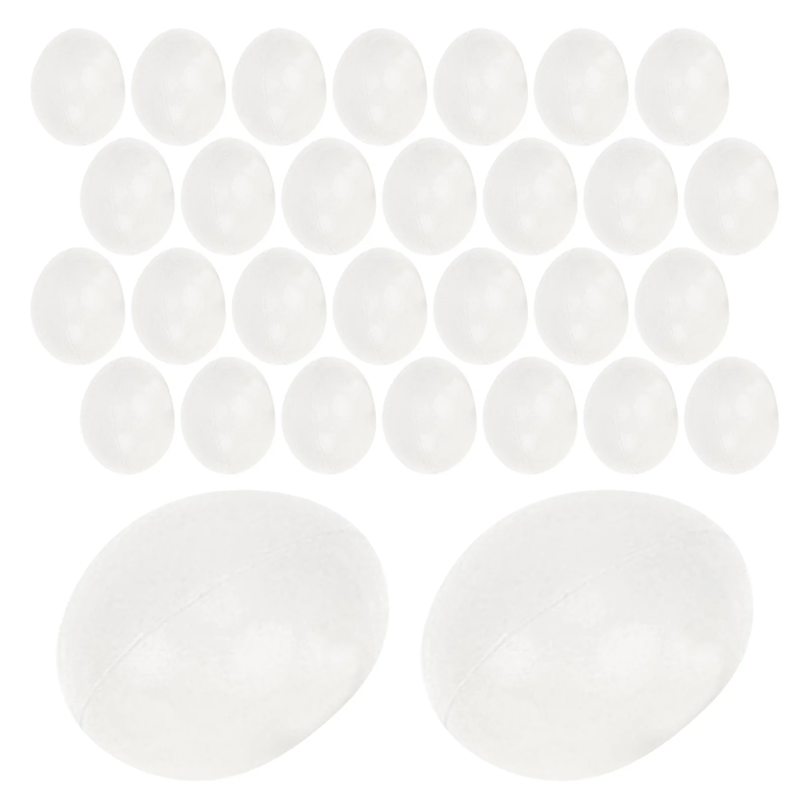 30 قطعة من بيض المحاكاة مثالية لتمارين رسم التصميم بنفسك وديكورات دعائم التصوير الفوتوغرافي DIY بيض عيد الفصح البلاستيكي