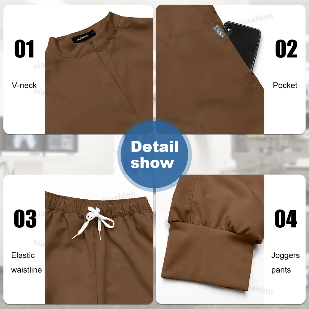 Jogger-Sets Krankenhaus Großhandel Scrubs Uniformen Krankenschwester Kurzarm Krankenpflege Scrubs Frauen Stilvolle medizinische Scrubs Uniformen Arbeitskleidung