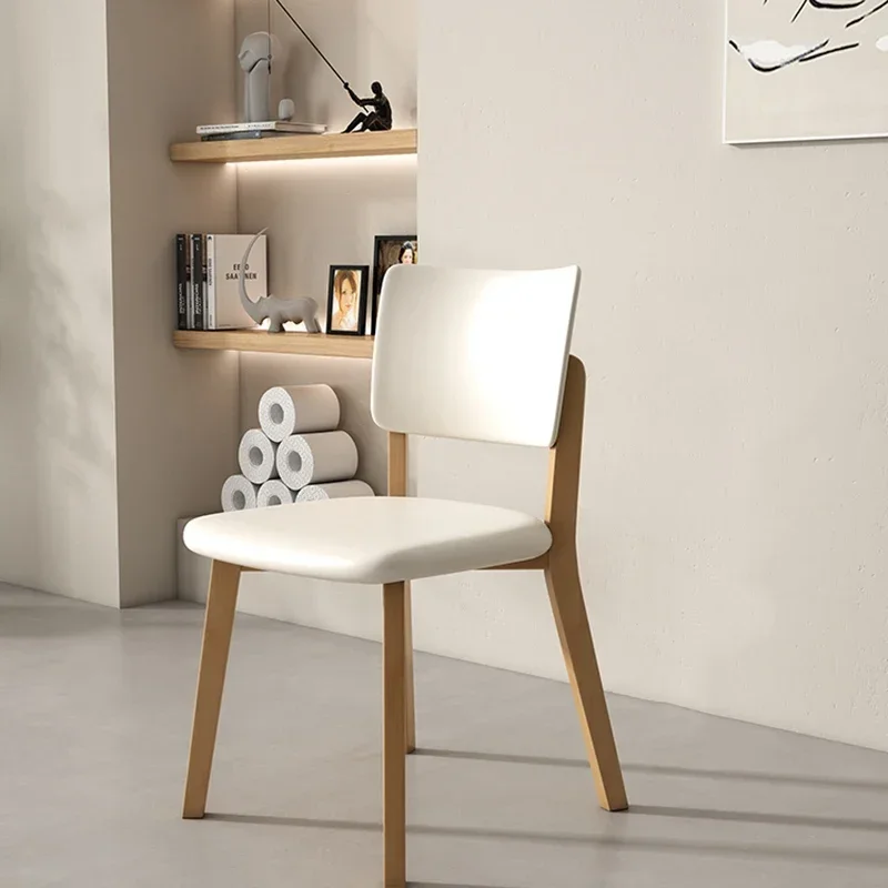 Comfortable Dining Chair Backrest Nordic Style Modern Chair Home Desk Dining Room Silla Restaurant Chair Home Furniture