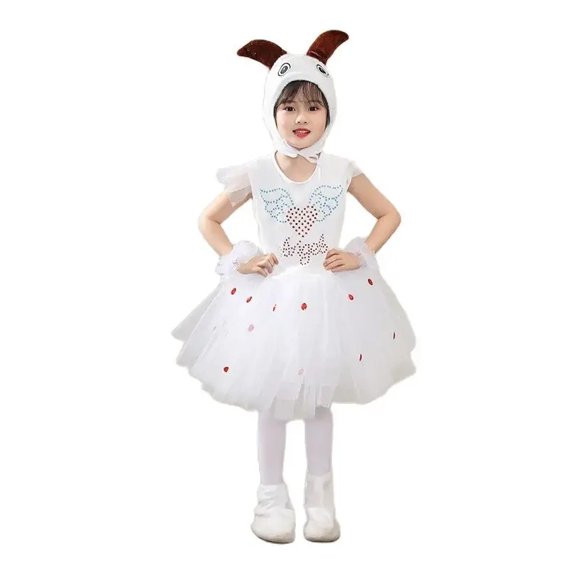 

halloween Children's animal costume small lamb performance cosplay wolf and lamb dance performance