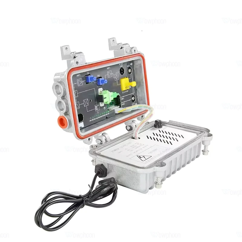 Optical Receiver for Outdoor, 2 Outputs, Mini FTTH CATV, Fiber User Access of FTTB Network, Customized, Best Price