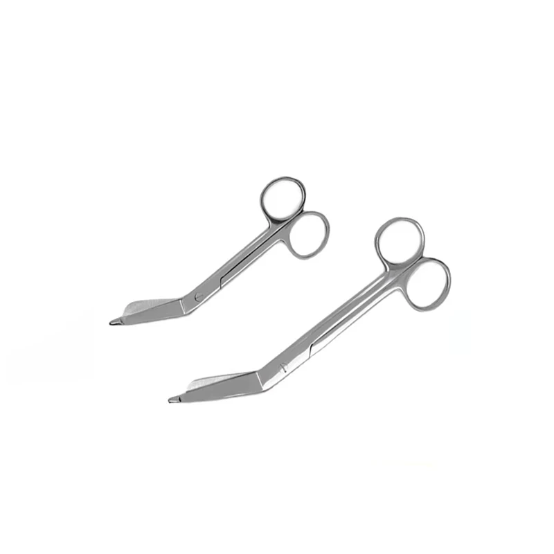 مقص ضمادة من الفولاذ المقاوم للصدأ 11/14 سم - مقص الجص الجراحي للاستخدام الطبي/المنزلي #2