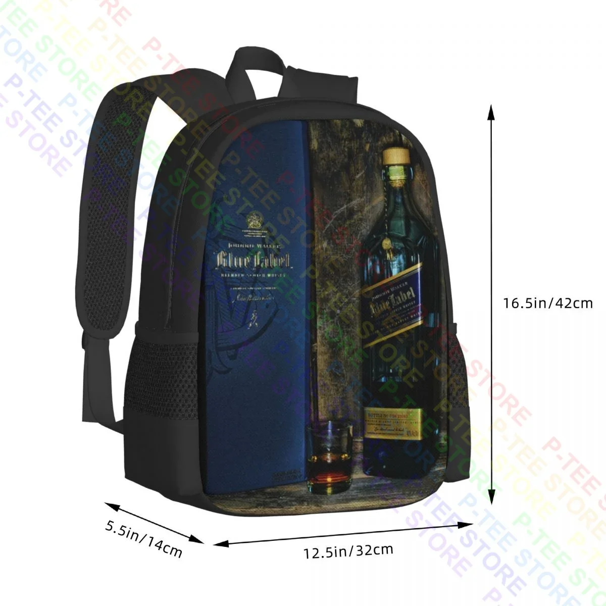 Johnny Walker Blue Label Whisky P-485Backpack Large Capacity Creative Eco Friendly view 6