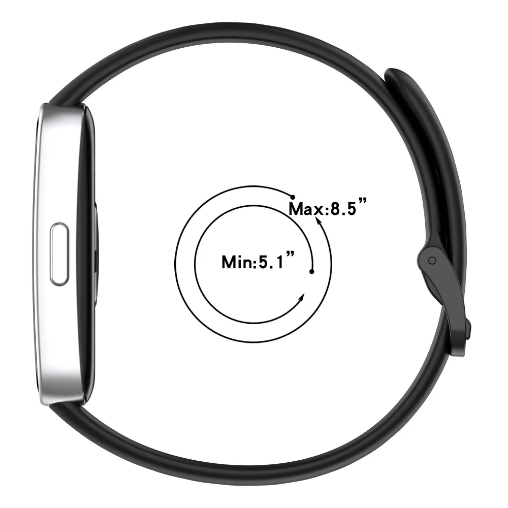 Силиконовый ремешок для huawei Band 10 10NFC 9 8, ремешок с пряжкой, аксессуары для умных часов