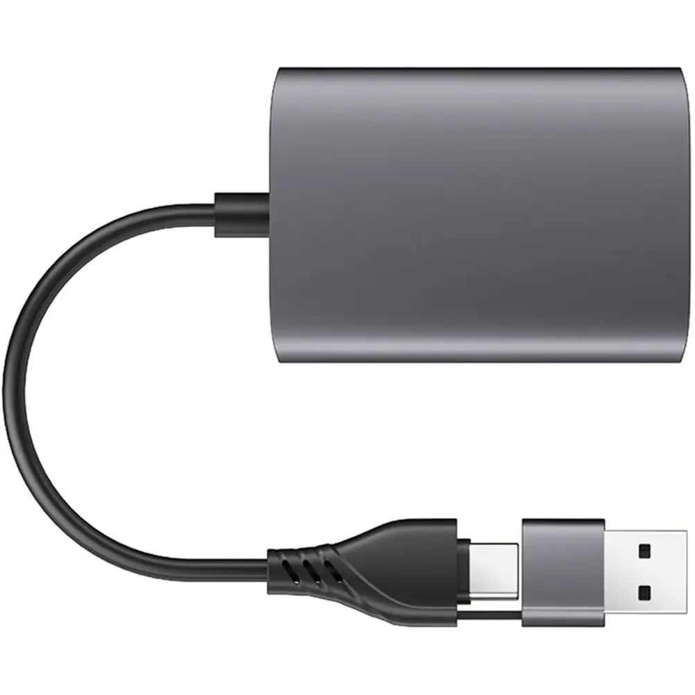

Конвертер Type-C в USB 3.0 с портом USB 3.0, адаптер для двух мониторов, разветвитель видео и аудио 1080P 60Гц HD для ПК, USB-адаптер