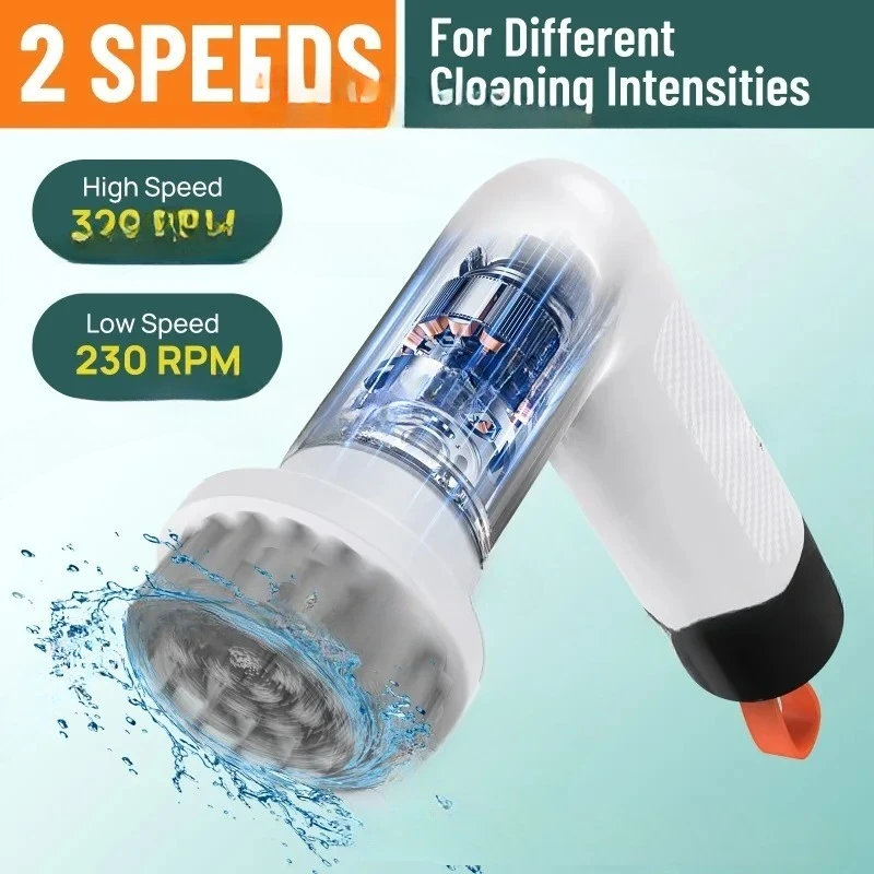 Electric Cleaning Brush Multifunctional Household Kitchen Handheld Wireless Dishwashing Pot Artifact Toilet Cleaning Brush